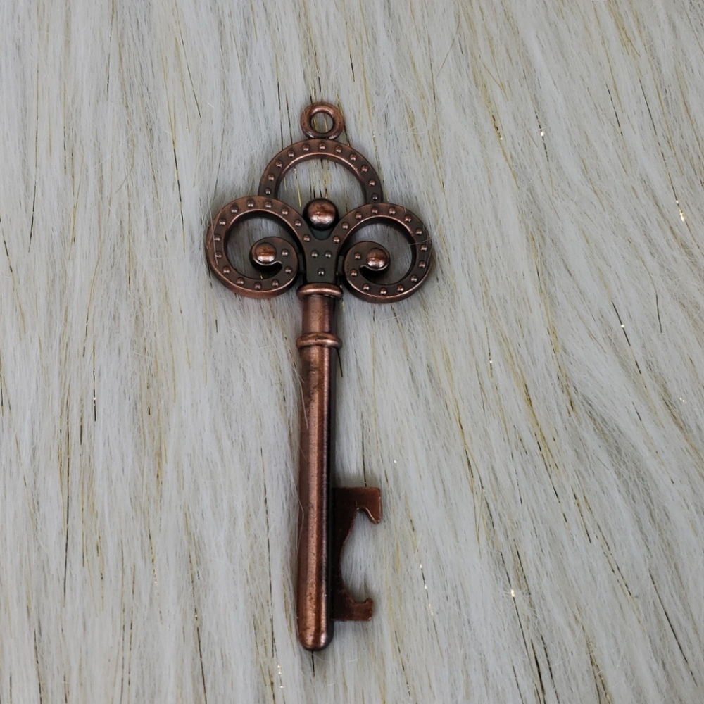 Decorative Bronze Skelton Key